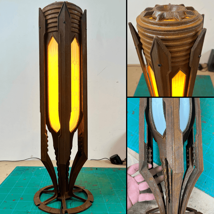Gothic Lamp 3d model