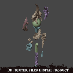 Fantasy Markoheshkir Chromatic Staff Baldurs Gate 3 3d model