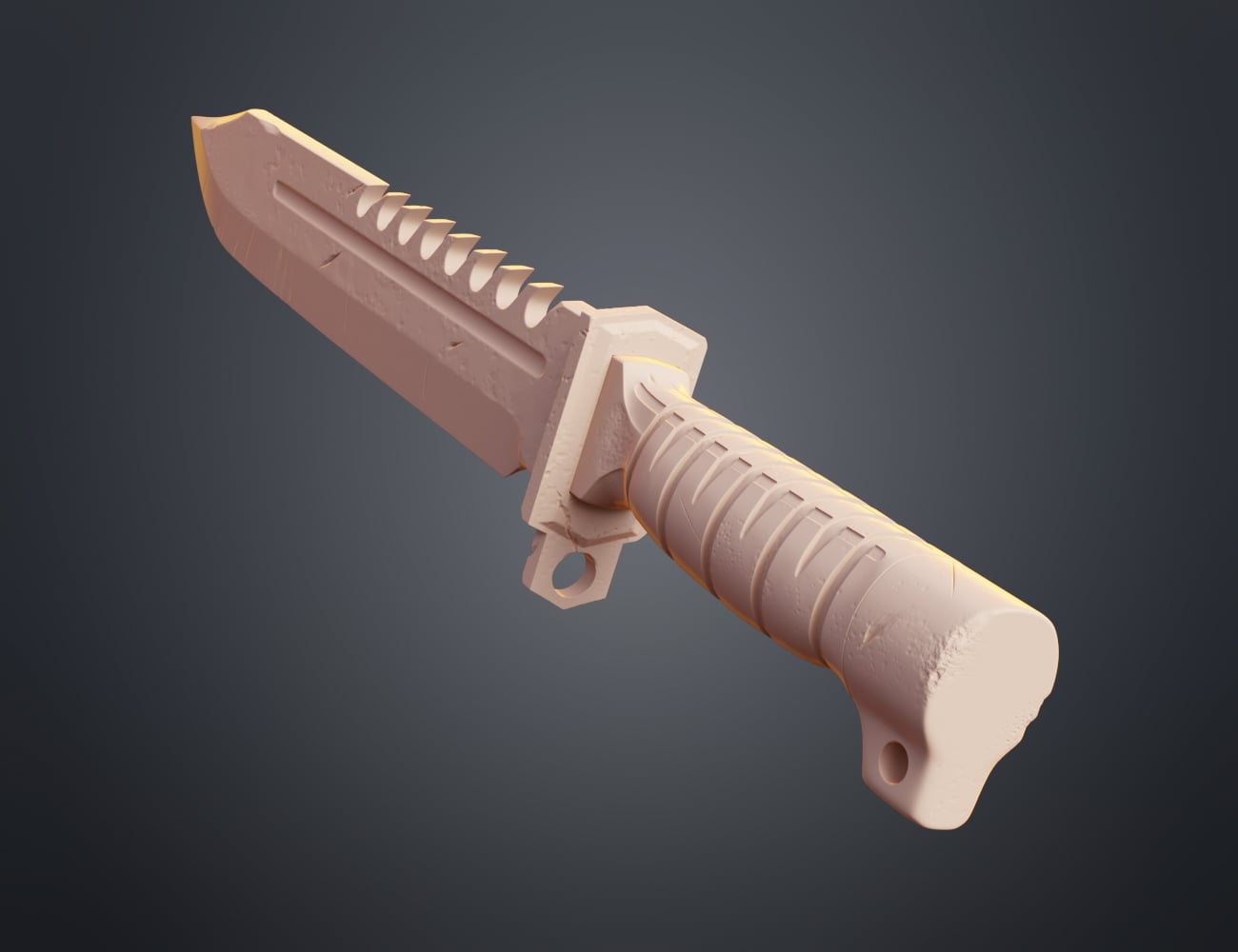 Combat Knife - Standard Issue 3d model