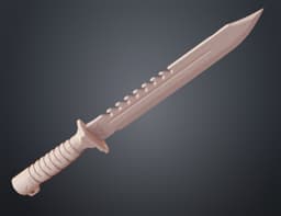 Combat Knife - Standard Issue 3d model