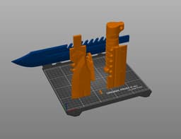 Combat Knife - Standard Issue 3d model