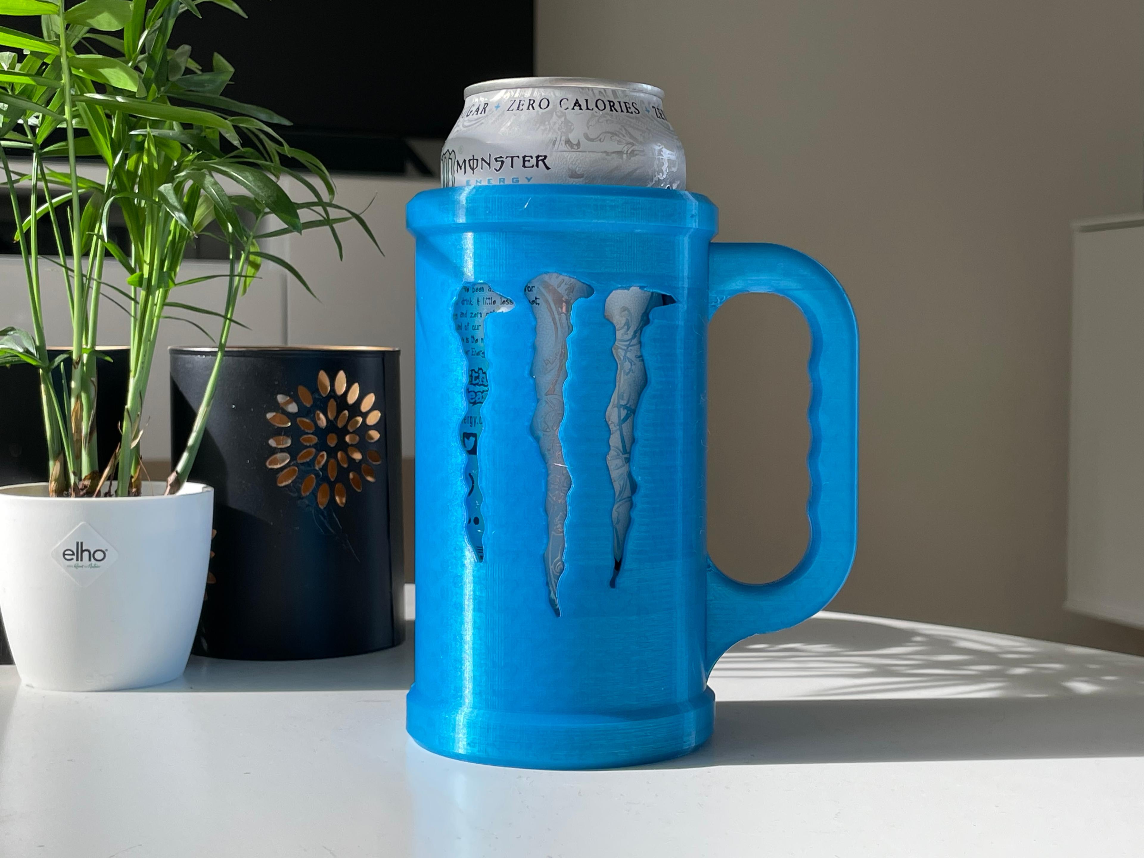 THE Kyle Cup - Munster Energy Can Stein aka the Chad Chalice Can Coozie! - Prusa Mini+, Azure Blue Pla Prusament.
17h12m 0.15mm 20% infill - 3d model