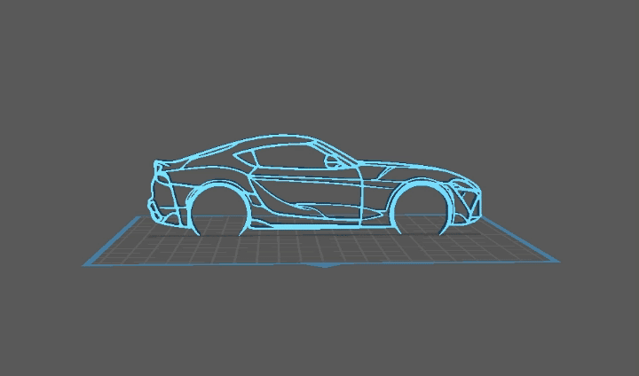 Toyota - GR 86 Wall Art 3d model