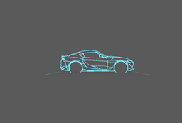 Toyota - GR 86 Wall Art 3d model