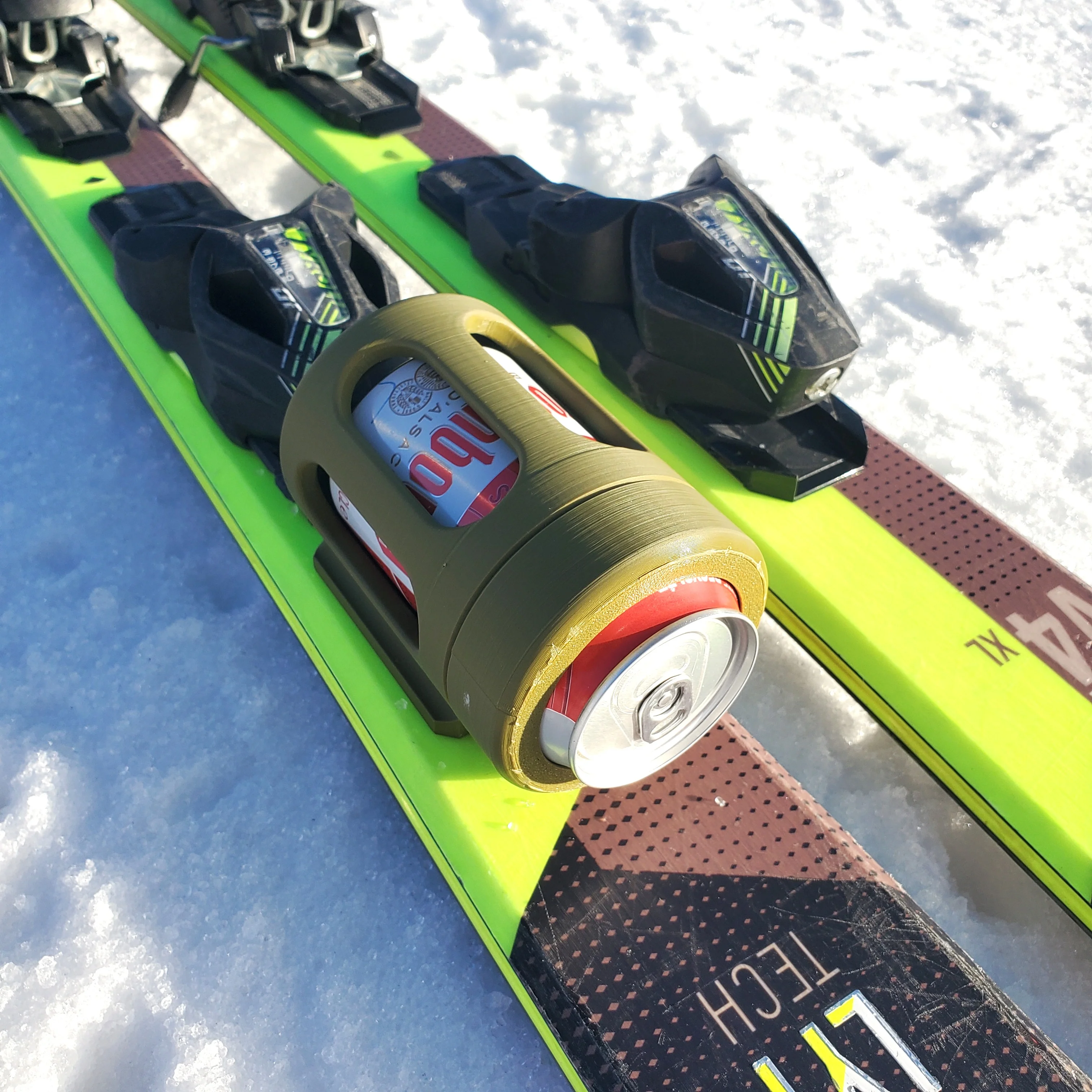 Ski & Snowboard Drink Holder 3d model