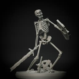FREE Skeleton Warrior 3d model