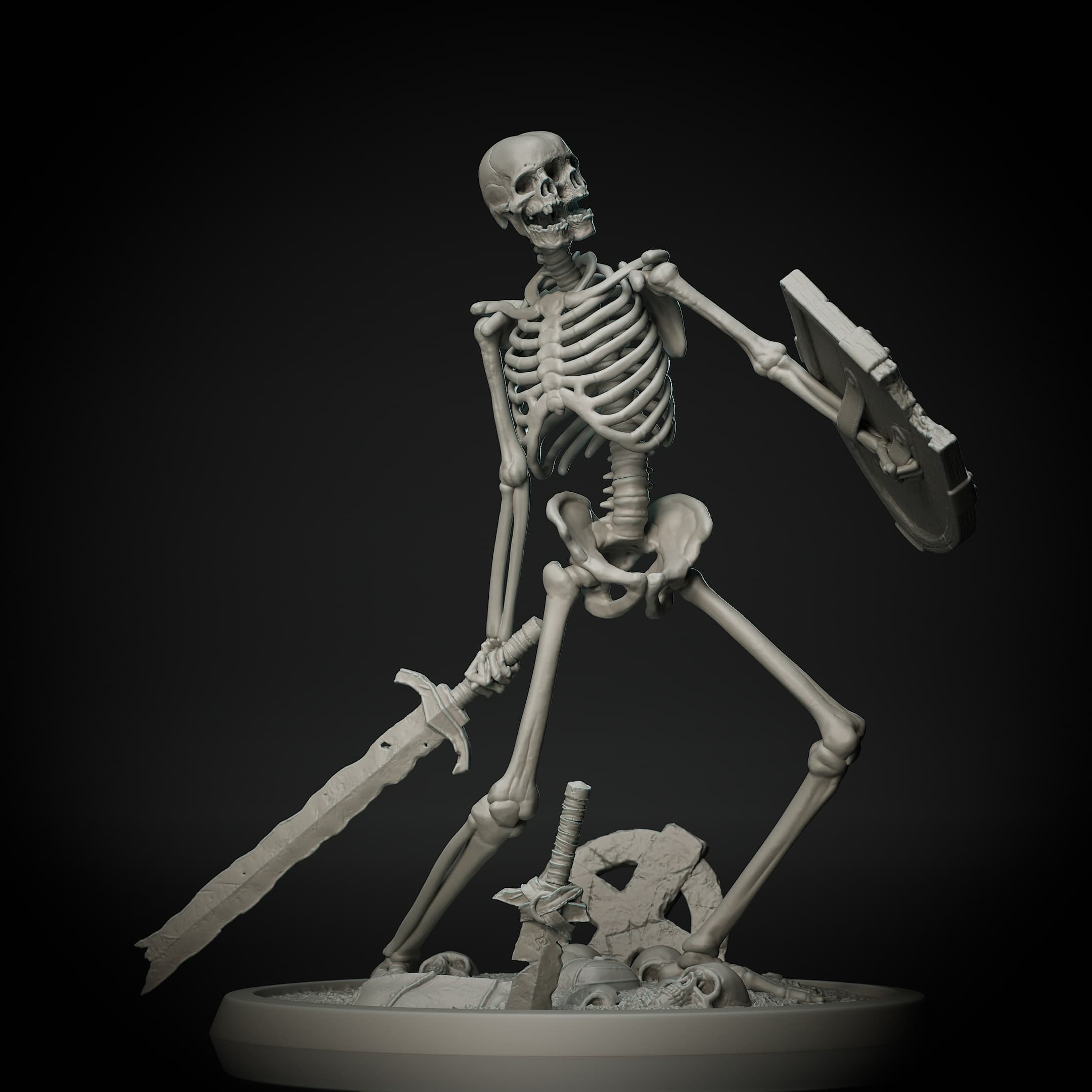 FREE Skeleton Warrior 3d model