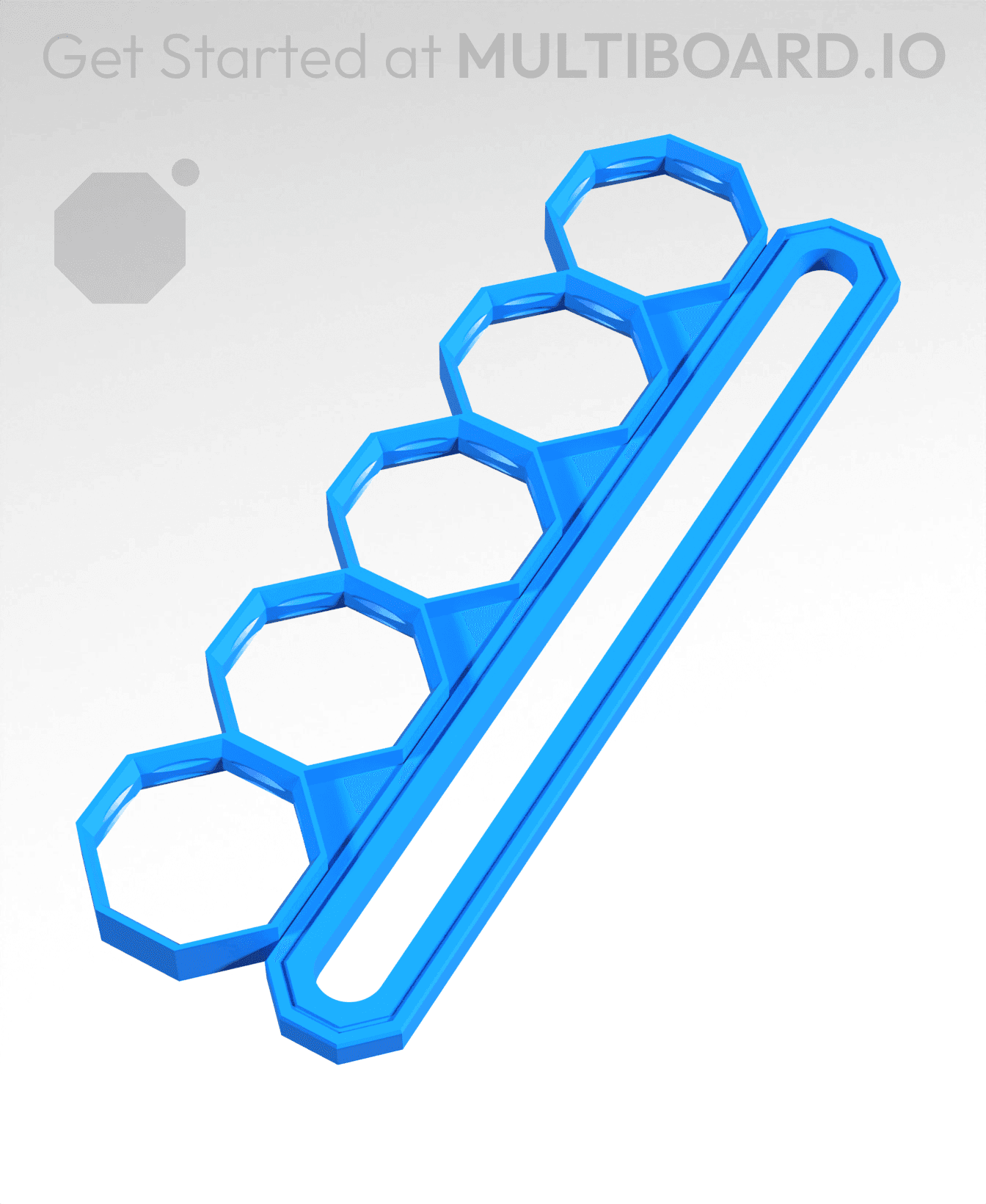 5 MU Big Holes, Small Sliding Bar 3d model