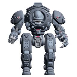 Mech Forge Nightmare Miniature for Sci-Fi Tabletop Wargames 3d model