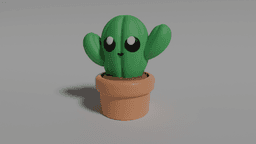 Cactus fidget clicker 3d model