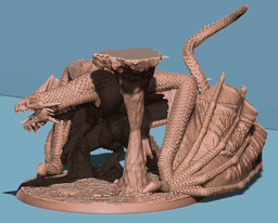Ancient White Dragon 3d model