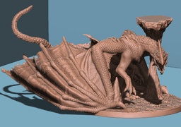 Ancient White Dragon 3d model