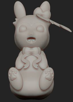 Pokemon - Sylveon Baby 3d model
