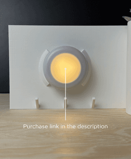 Aura, wall planter with light and key holder. 3d model