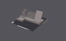 MonoDesk Organizer 3d model