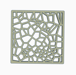 voronoi table decor 11.stl 3d model