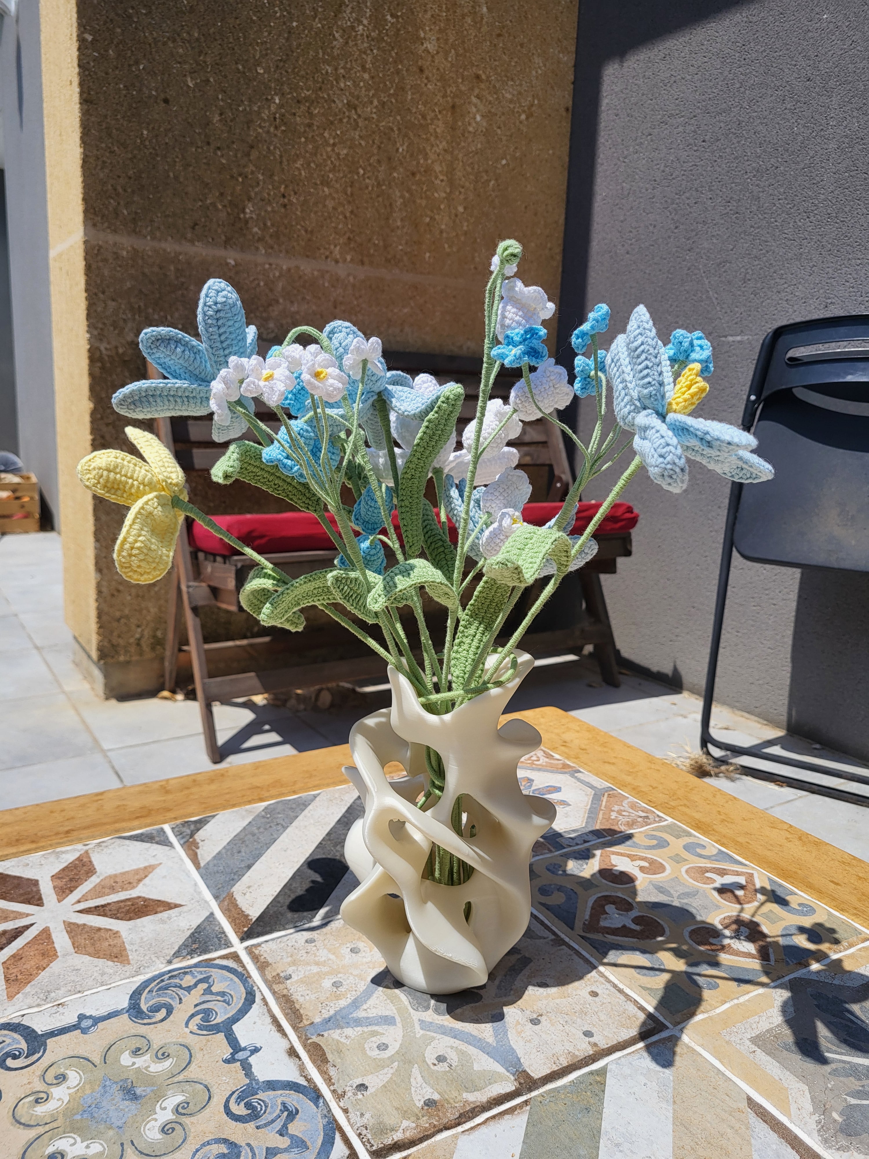 Organic Twist Vase – 3D Printable Modern Decor 3d model