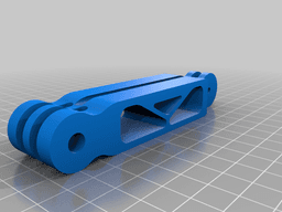 Webcam Mounting Arms w/ Integrated USB Cable Groove 3d model