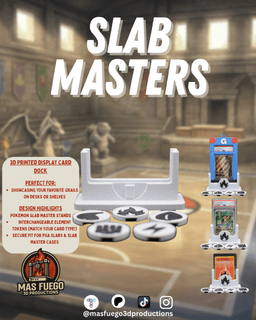 PokeCard - Slab Masters - Card Stands 3d model