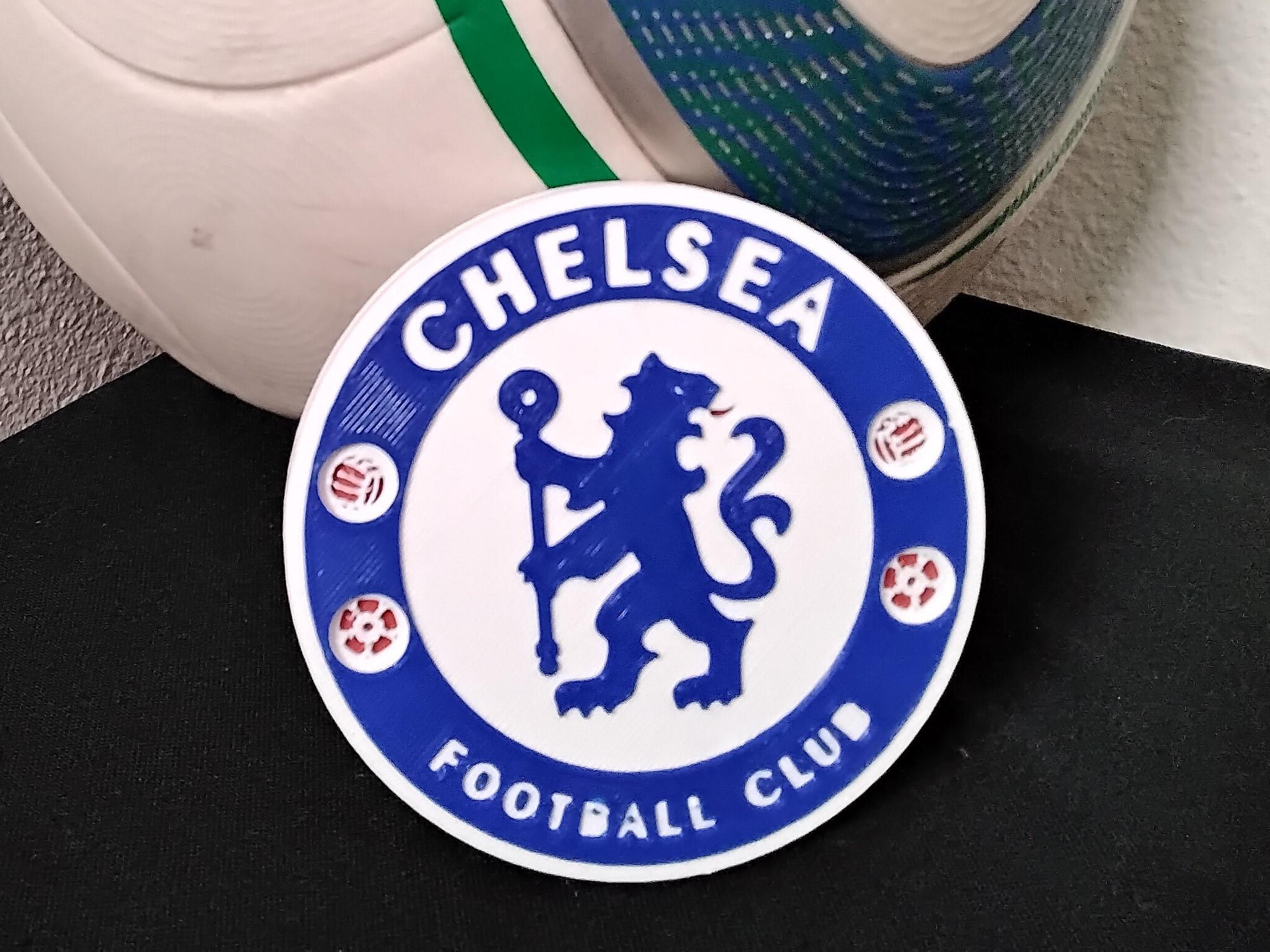 Concave Chelsea FC Coaster or plaque 3d model