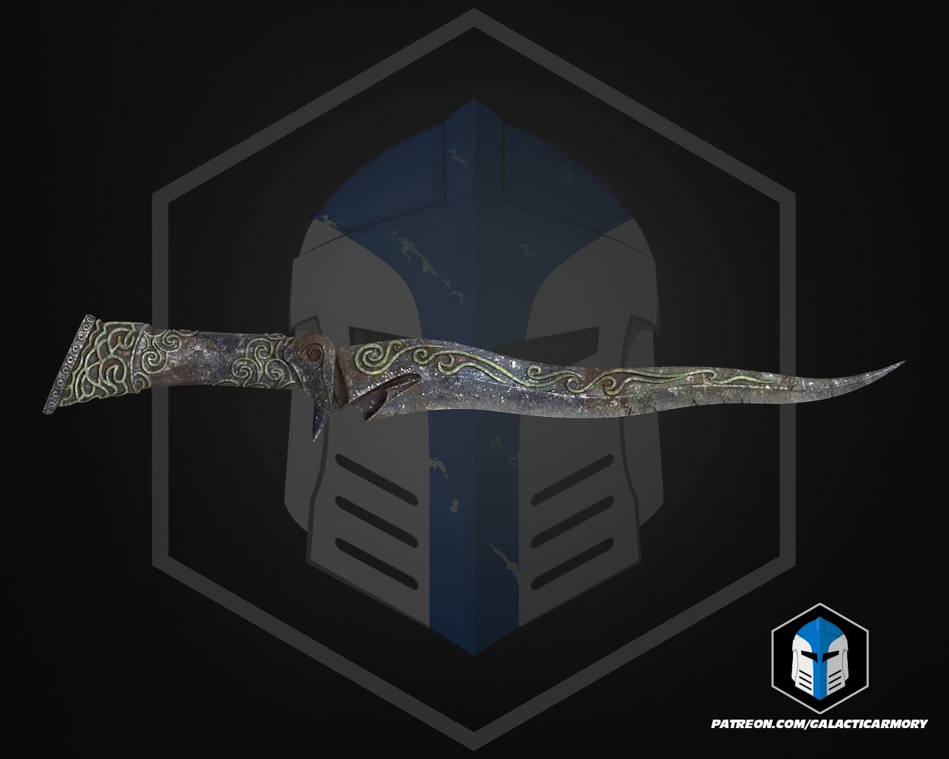 Skyrim Ebony Dagger - 3D Print Files 3d model