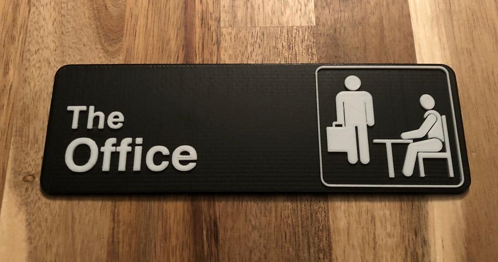 The Office Sign 3d model