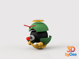 Caterpie Pokeball 3d model