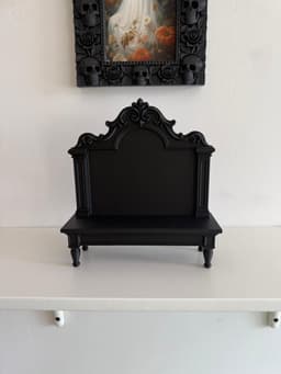 Gothic Table Display | Victorian Mini Altar 3d model