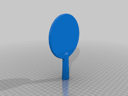 Ping Pong Paddle Model and Renders 3d model