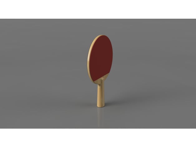 Ping Pong Paddle Model and Renders 3d model