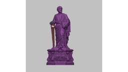 Saint Simon Zealot 3D Scanning STL Printable 3d model