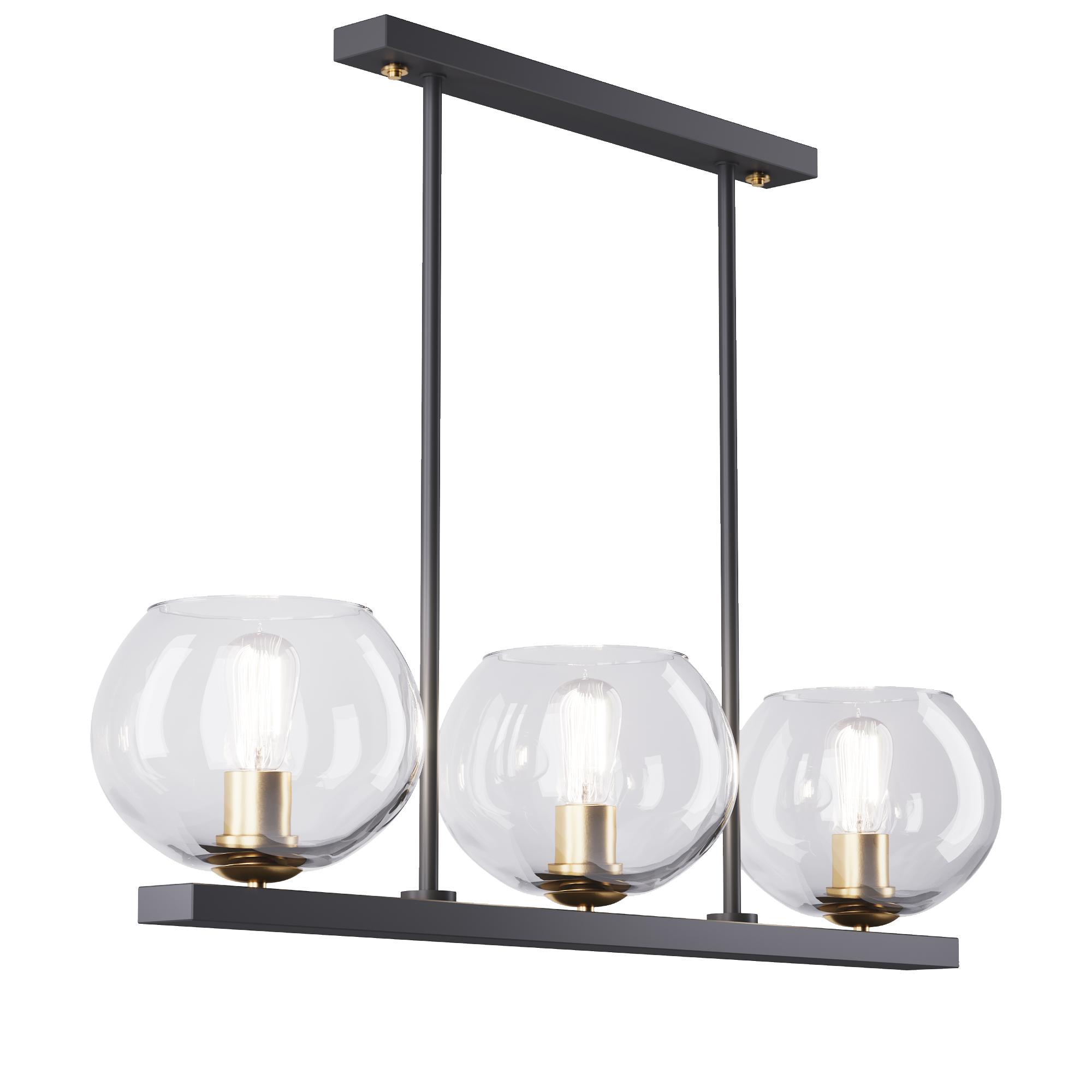 3glass  lamp, SKU.4634 by Pikartlights 3d model