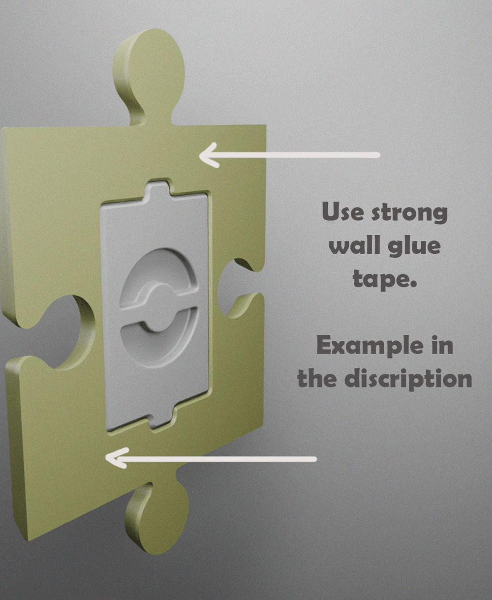 Puzzle Wall Picture Frames 3d model