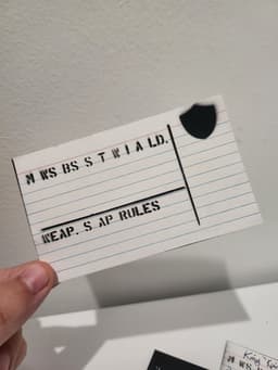 Stencil for The Old World Unit Cards 3d model