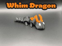 Articulated Whim Dragon Flexi by Salvadori3D 3d model