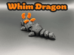 Articulated Whim Dragon Flexi by Salvadori3D 3d model