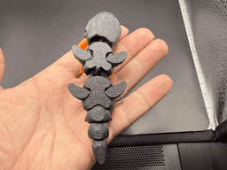 Articulated Whim Dragon Flexi by Salvadori3D 3d model
