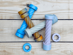 Slow Twist Fidget 3d model