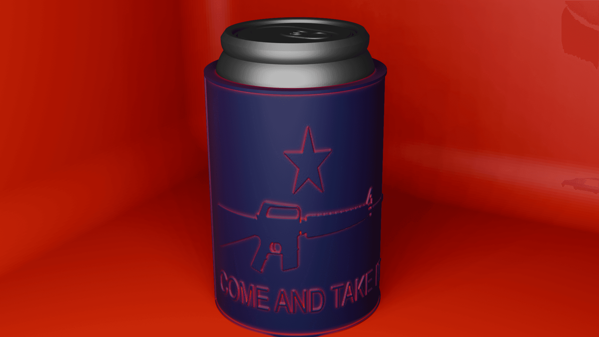 Come and Take It - Rifle Can Holder 3d model