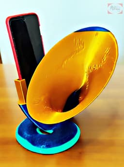TubaPhonic – No-Power Phone Speaker Dock | Passive Acoustic Amplifier 3d model