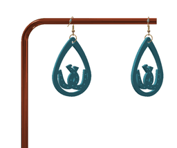 Cute keychain / earrings 3d model