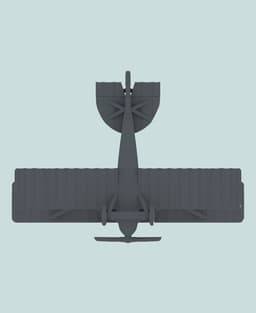 1:144 Hansa-Brandenburg D.I (Canister, early rudder) 3d model