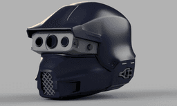 Helldivers 2 SA-04 Combat Technician Helmet DIY Kit Cosplay 1:1 scale 3d model