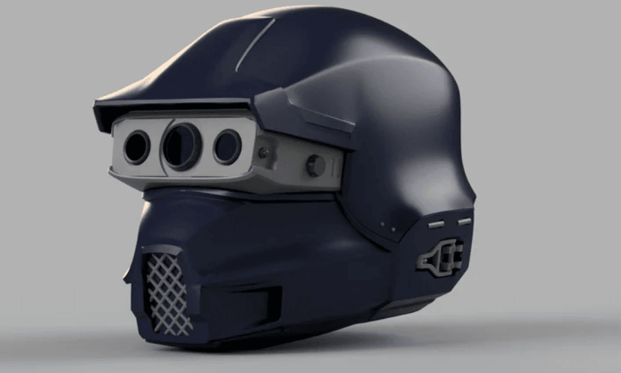 Helldivers 2 SA-04 Combat Technician Helmet DIY Kit Cosplay 1:1 scale 3d model