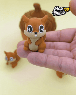Squirrel Acorn Pod 3d model
