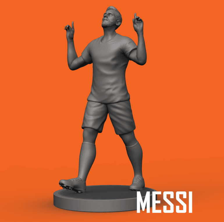 Messi 3D model 3d model