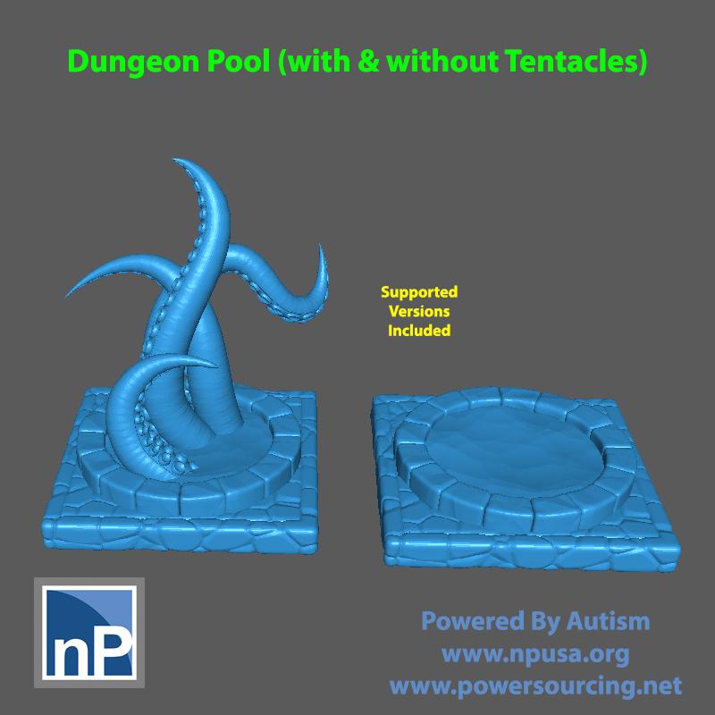 Dungeon Pool & Tentacles 3d model