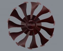 EDF 123 mm EMV COMPLETE MODULAR SYSTEM - (5-7-9-11 Blades | Multi-Motor Fit) 3d model