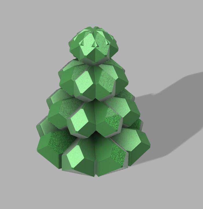 Crystal Tree - 8 Sided Version 3d model