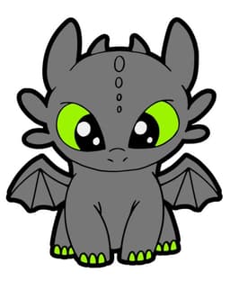 Toothless - FREE wall art 3d model